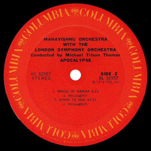 Mahavishnu Orchestra With The London Symphony Orchestra, Michael Tilson Thomas – Apocalypse (Pre-Owned Vinyl) (Copy)
