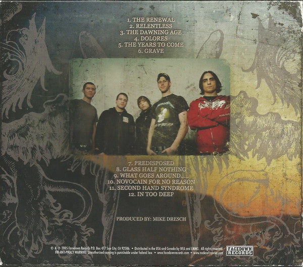 Nodes Of Ranvier – The Years To Come (Pre-Owned CD) Facedown Records 2005