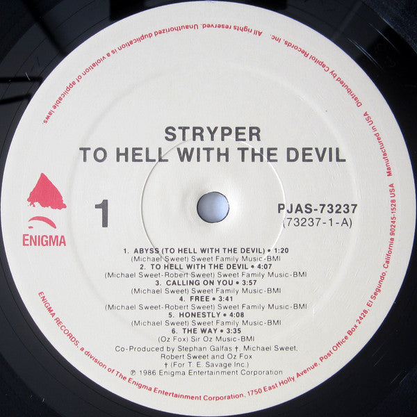 Stryper – To Hell With The Devil (Pre-Owned Vinyl)