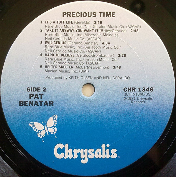 Pat Benatar – Precious Time (Pre-Owned Vinyl) Chrysalis 1981