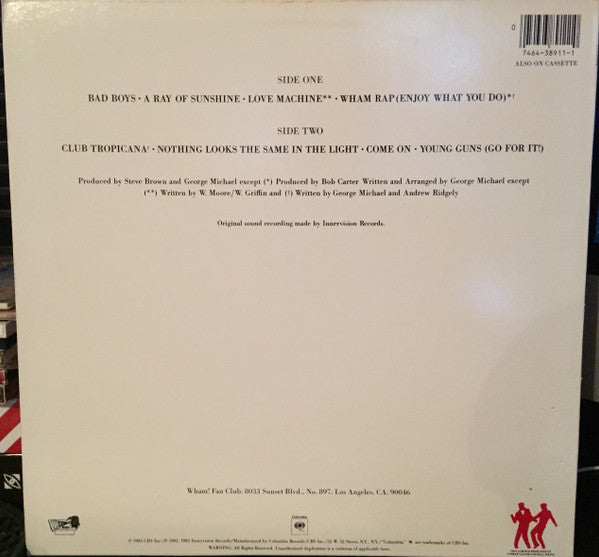 Wham! U.K. – Fantastic (Pre-Owned Vinyl)