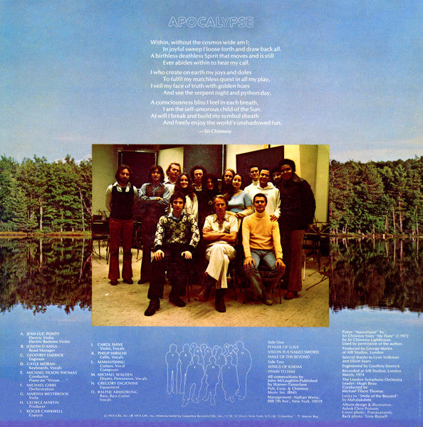 Mahavishnu Orchestra With The London Symphony Orchestra, Michael Tilson Thomas – Apocalypse (Pre-Owned Vinyl) (Copy)