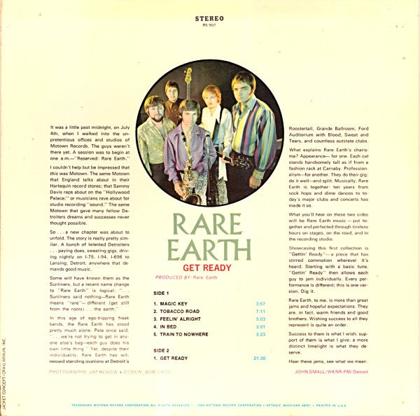 Rare Earth – Get Ready (Pre-Owned Vinyl) Rare Earth 1970
