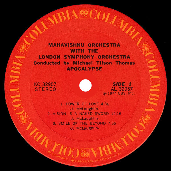 Mahavishnu Orchestra With The London Symphony Orchestra, Michael Tilson Thomas – Apocalypse (Pre-Owned Vinyl) (Copy)