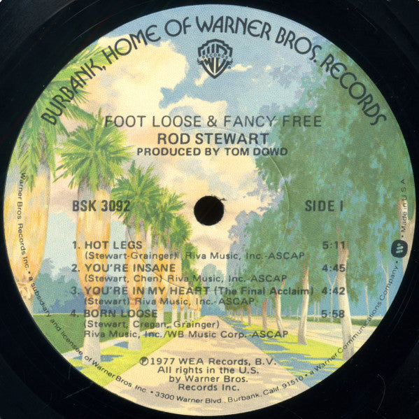 Rod Stewart – Foot Loose & Fancy Free (Pre-Owned Vinyl) Warner Bros. Records 1977