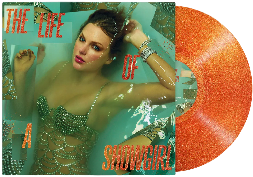 Taylor Swift - The Life Of A Showgirl (New Vinyl) Sweat And Vanilla Perfume Edition [Orange Glitter]