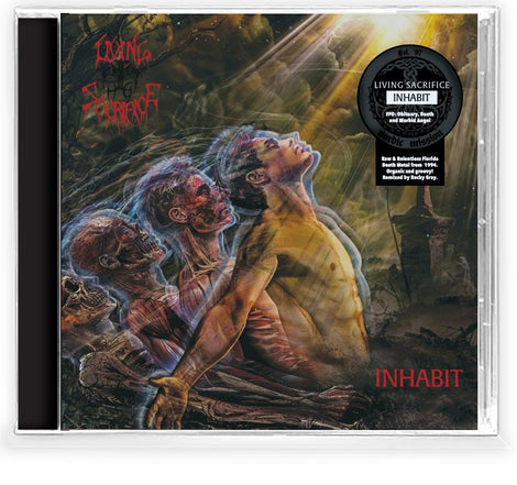 Living Sacrifice - Inhabit (CD, 2025, Nordic Mission) Import, Remixed Death Metal! - girdermusic.com