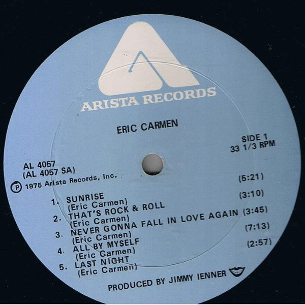 Eric Carmen – Eric Carmen (Pre-Owned Vinyl) Arista 1975