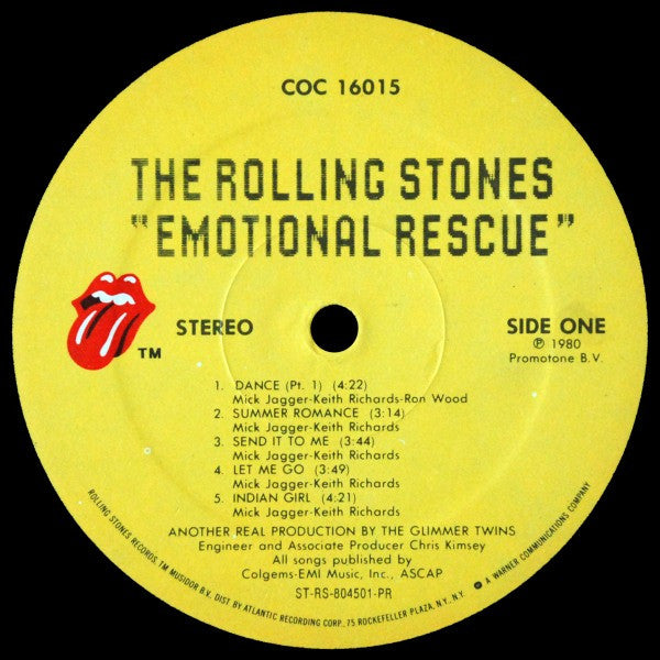 The Rolling Stones – Emotional Rescue (Pre-Owned Vinyl) Rolling Stones Records 1980