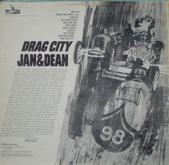 Jan & Dean – Drag City (Pre-Owned Vinyl) Liberty 1963