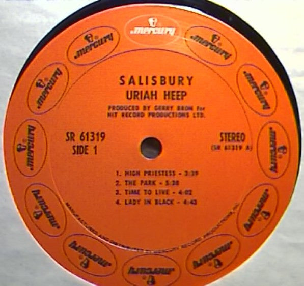 Uriah Heep – Salisbury (Pre-Owned Vinyl) Mercury 1971