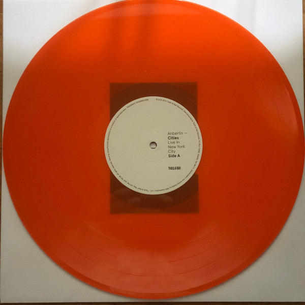 Anberlin – Cities And Never Take Friendship Personal: Live In New York City (New x2 Vinyl Blue & Orange) Gatefold Jacket