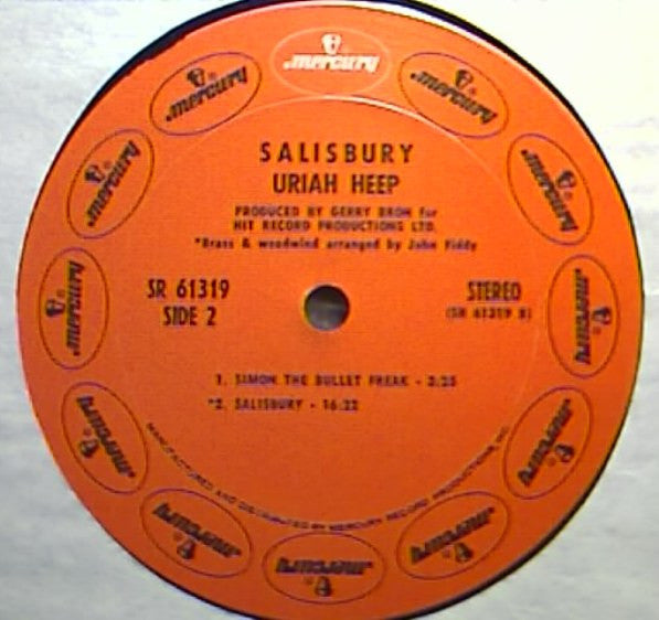 Uriah Heep – Salisbury (Pre-Owned Vinyl) Mercury 1971