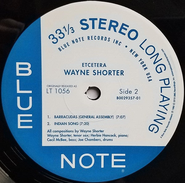 Wayne Shorter – Etcetera (Pre-Owned Vinyl) Blue Note 2019