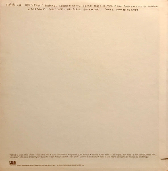 Crosby, Stills, Nash & Young – So Far (Pre-Owned Vinyl) Atlantic 1974