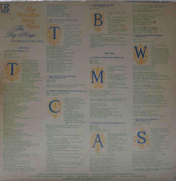 The Incredible String Band – The Big Huge (Pre-Owned Vinyl) Elektra 1969