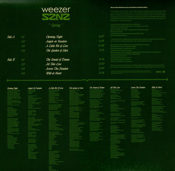 Weezer – SZNZ: Spring (New Vinyl)