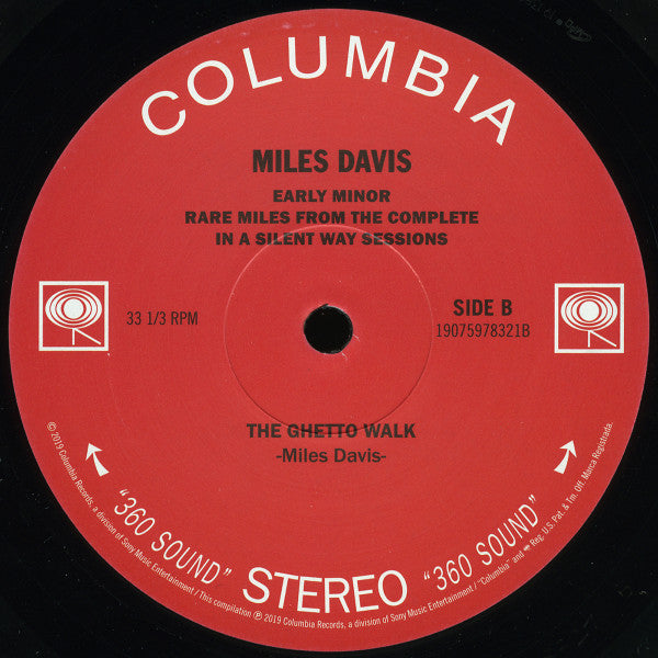 Miles Davis – Early Minor (Rare Miles From The Complete In A Silent Way Sessions) (Pre-Owned Vinyl) Columbia 2019