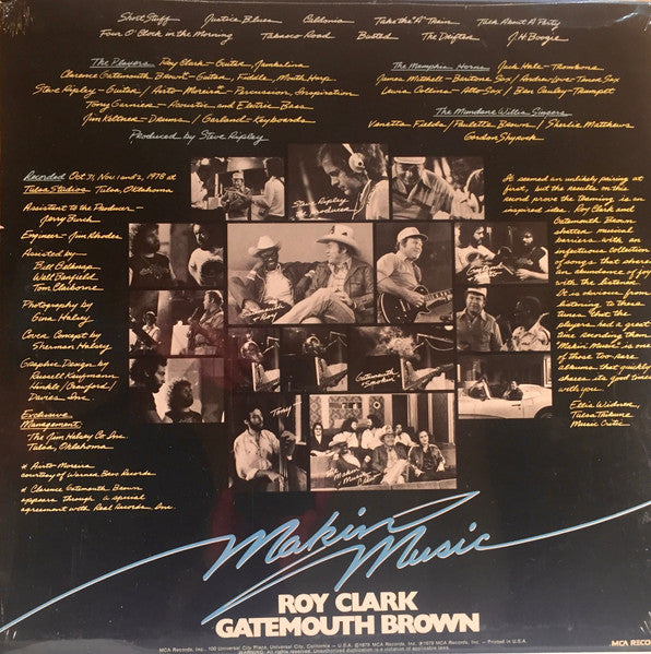 Roy Clark And Gatemouth Brown – Makin' Music (Pre-Owned Vinyl) MCA Records 1979