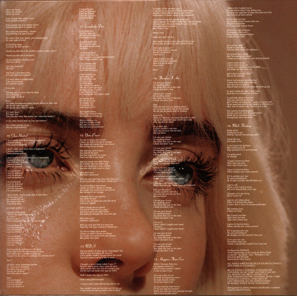 Billie Eilish – Happier Than Ever (Pre-Owned Pale Blue 2 x Vinyl) Interscope Records 2021