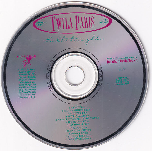 Twila Paris – It's The Thought... (Pre-Owned CD)