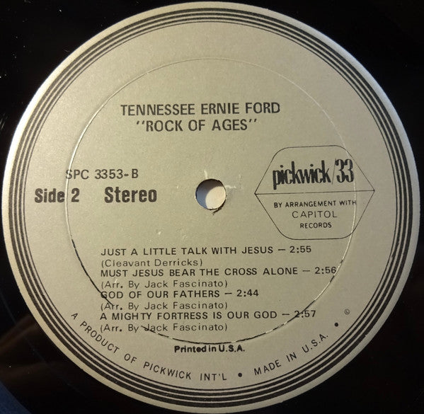 Tennessee Ernie Ford – Rock Of Ages (Pre-Owned Vinyl)