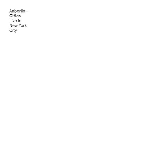 Anberlin – Cities: Live In New York City (New CD) Tooth & Nail Records