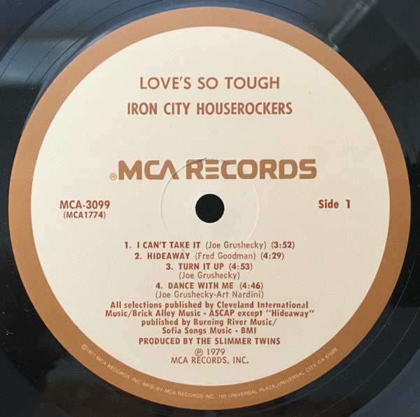 Iron City Houserockers – Love's So Tough (Pre-Owned Vinyl) MCA Records 1979