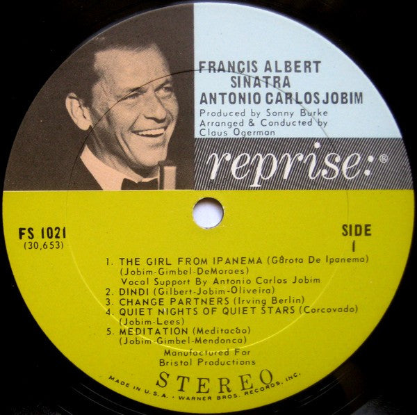 Francis Albert Sinatra & Antonio Carlos Jobim – Francis Albert Sinatra & Antonio Carlos Jobim (Pre-Owned Vinyl) Reprise Records 1967