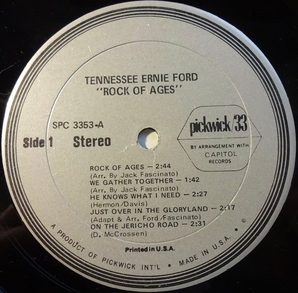 Tennessee Ernie Ford – Rock Of Ages (Pre-Owned Vinyl)