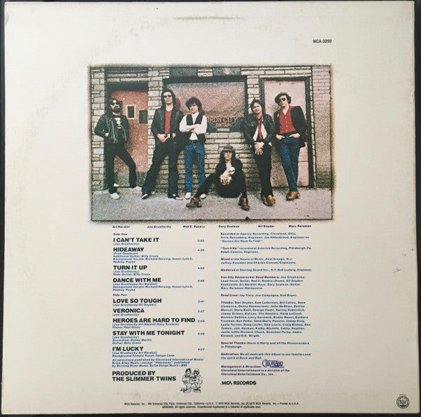 Iron City Houserockers – Love's So Tough (Pre-Owned Vinyl) MCA Records 1979