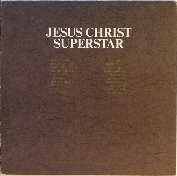 Andrew Lloyd Webber And Tim Rice – Jesus Christ Superstar (Pre-Owned Vinyl) Decca 1971