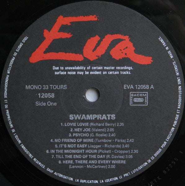 Swamp Rats / Unrelated Segments – Swamp Rats Vs. Unrelated Segments (Pre-Owned Vinyl) Eva 1986