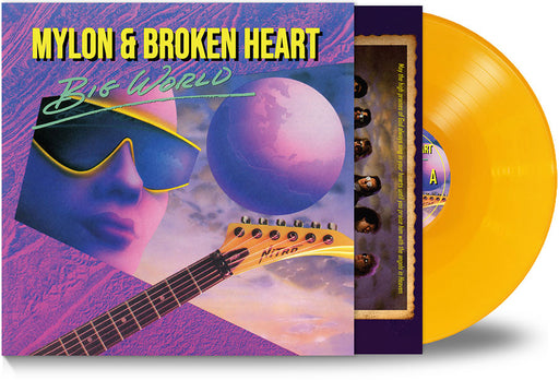 Mylon & Broken Heart Big World (Nitro Yellow Vinyl)  2024 Girder Records