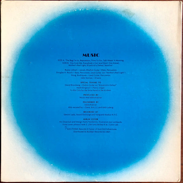 Music – Music (Pre-Owned Vinyl) Eleuthera Records 1970