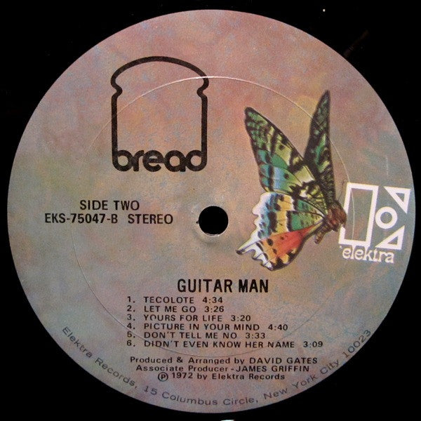 Bread – Guitar Man (Pre-Owned Vinyl) Elektra 1972