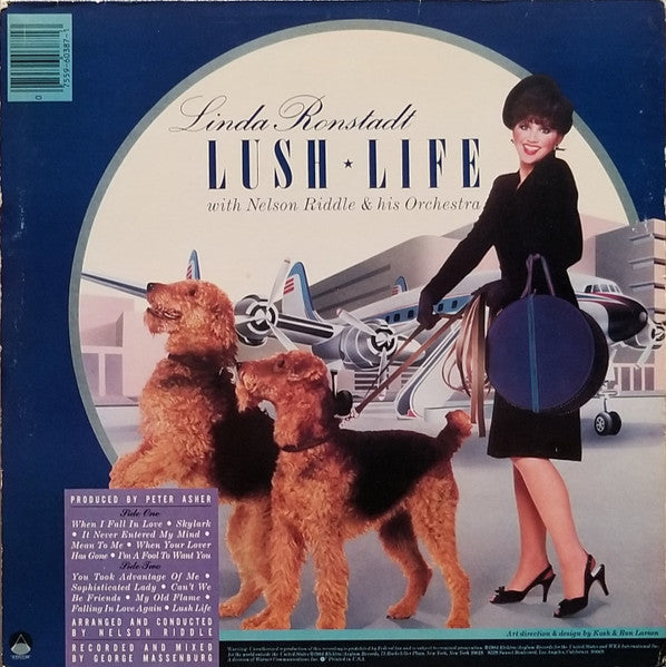Linda Ronstadt With Nelson Riddle & His Orchestra – Lush Life (Pre-Owned Vinyl) Asylum Records 1984