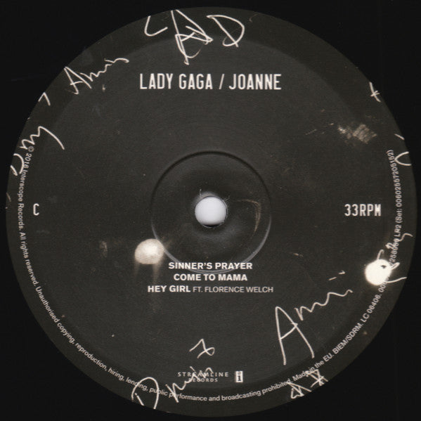 Lady Gaga – Joanne (Pre-Owned Vinyl) Streamline Records 2016