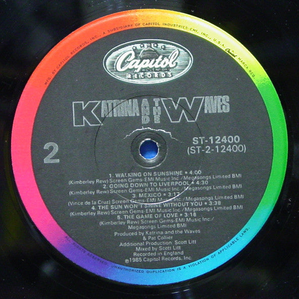 Katrina And The Waves – Katrina And The Waves (Pre-Owned Vinyl) 	Capitol Records 1985