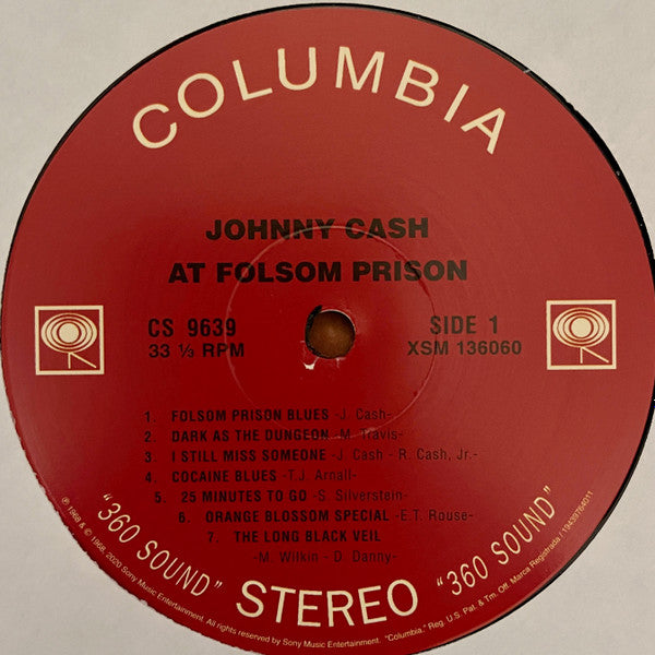 Johnny Cash – At Folsom Prison (New Vinyl)