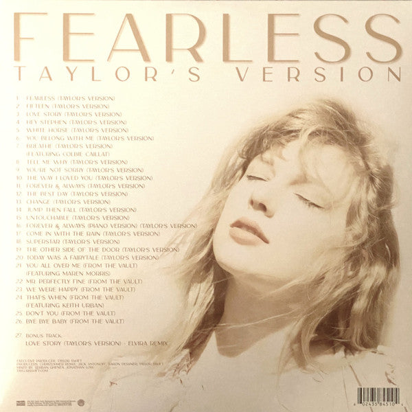 Taylor Swift – Fearless [Taylor's Version] (Pre-Owned Gold 3 x Vinyl) Republic Records 2021