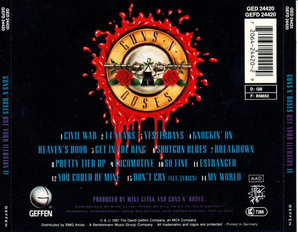 Guns N' Roses – Use Your Illusion II (Pre-Owned CD)