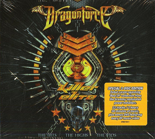 DragonForce – Killer Elite (The Hits - The Highs - The Vids) (Pre-Owned 2 x CD) Spinefarm Records 2016