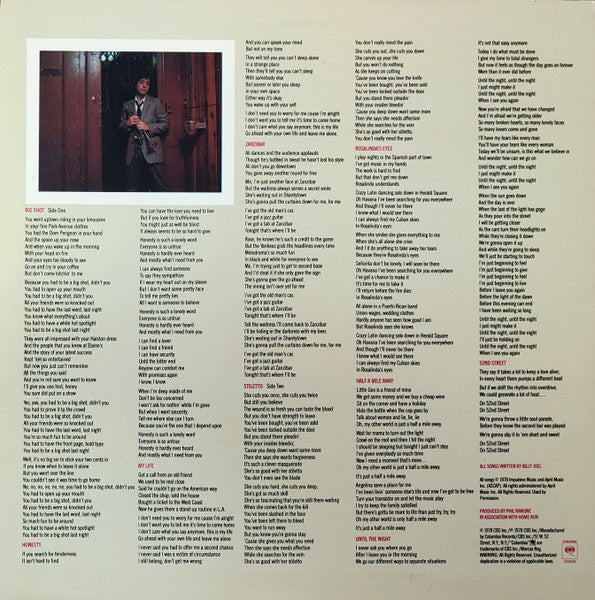 Billy Joel 52nd Street (Pre-Owned Vinyl) Columbia 1978 - girdermusic.com