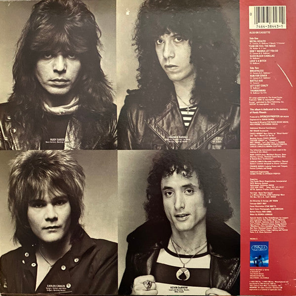 Quiet Riot – Metal Health (Pre-Owned Vinyl) Pasha 1983 - girdermusic.com
