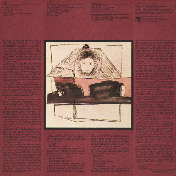 Bob Dylan – Blood On The Tracks (Pre-Owned Vinyl) Columbia 1975 - girdermusic.com