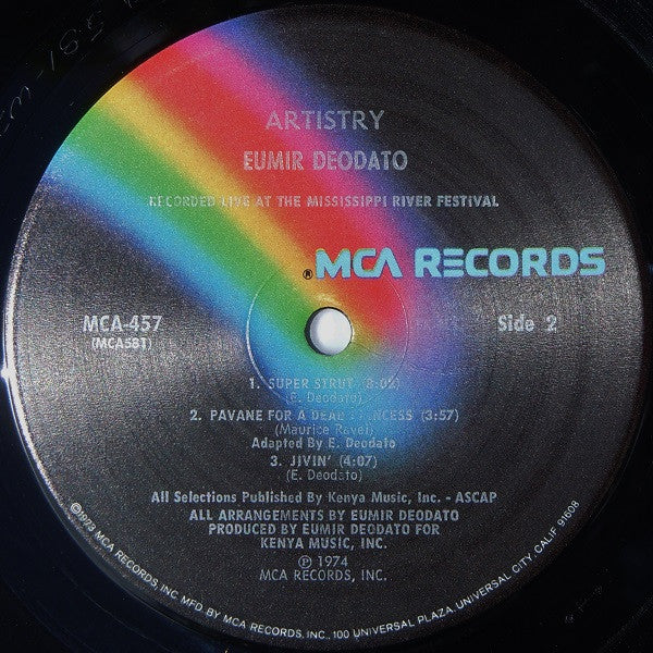 Deodato – Artistry (Pre-Owned Vinyl) MCA Records 1974
