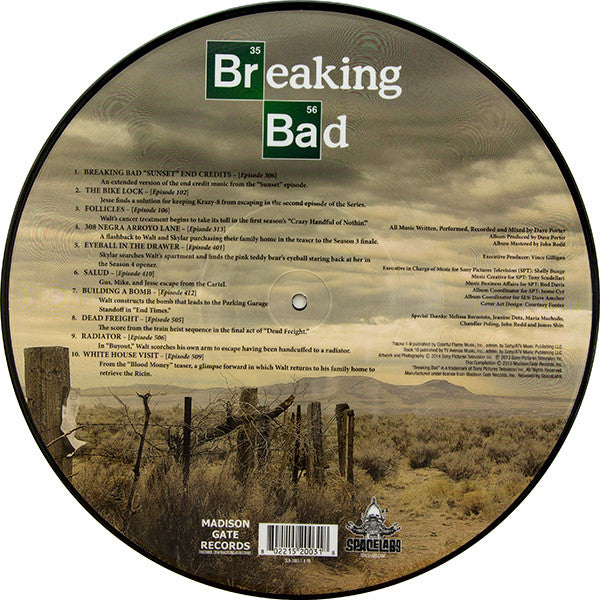 Dave Porter – Breaking Bad - Original Score From The Television Series Volume 2 (New Picture Disc Vinyl)