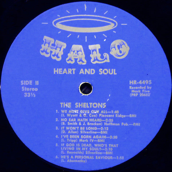 The Sheltons – Heart And Soul (Pre-Owned Vinyl) 	Halo 1970