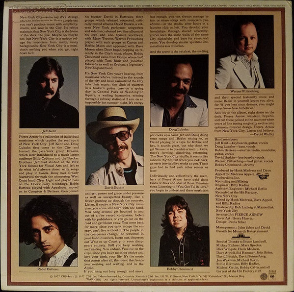 Pierce Arrow – Pierce Arrow (Pre-Owned PROMO Vinyl) Columbia 1977